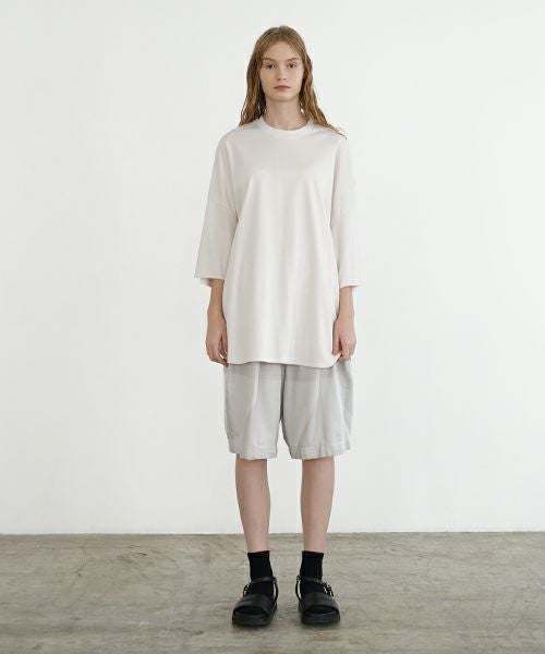 VU ヴウ basic t-shirt [LIGHT BEIGE］ベーシックＴシャツ vu-s24-t03