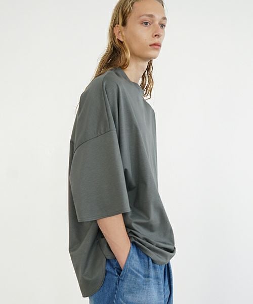 VU ヴウ basic t-shirt [DEEP KHAKI］ベーシックＴシャツ vu-s24-t03