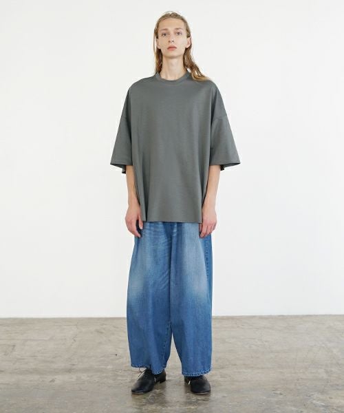 VU ヴウ basic t-shirt [DEEP KHAKI］ベーシックＴシャツ vu-s24-t03