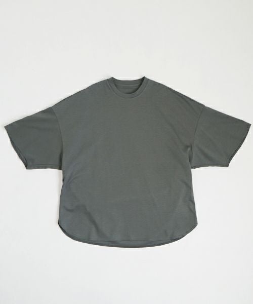 VU ヴウ basic t-shirt [DEEP KHAKI］ベーシックＴシャツ vu-s24-t03