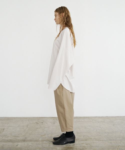 VU ヴウ basic long t-shirt [LIGHT BEIGE］ベーシックロンＴ シャツ vu-s24-t03
