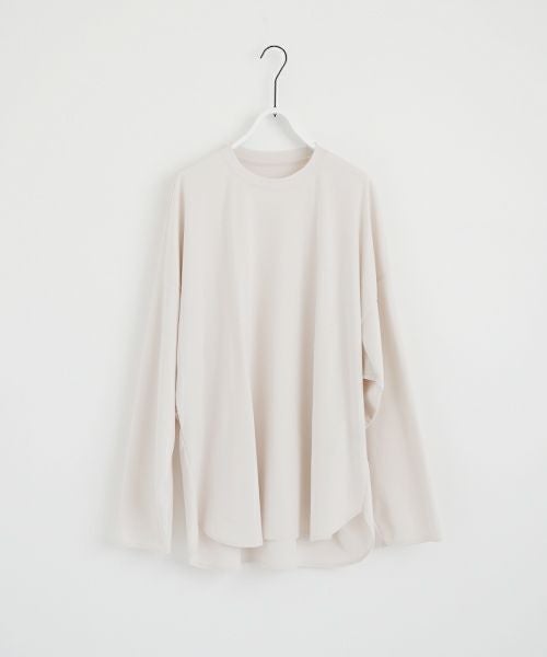 VU ヴウ basic long t-shirt [LIGHT BEIGE］ベーシックロンＴ シャツ vu-s24-t03