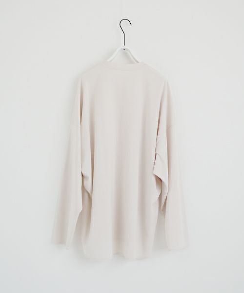 VU ヴウ basic long t-shirt [LIGHT BEIGE］ベーシックロンＴ シャツ vu-s24-t03