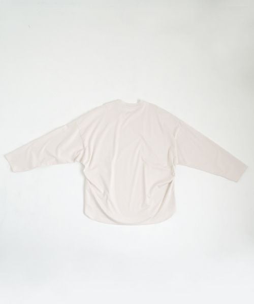 VU ヴウ basic long t-shirt [LIGHT BEIGE］ベーシックロンＴ シャツ vu-s24-t03