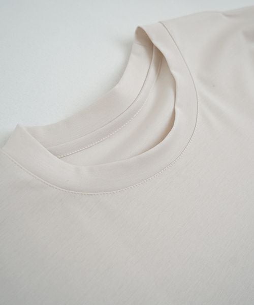 VU ヴウ basic long t-shirt [LIGHT BEIGE］ベーシックロンＴ シャツ vu-s24-t03