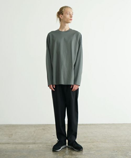 VU ヴウ basic long t-shirt [DEEP KHAKI］ベーシックロンＴシャツ vu-s24-t03