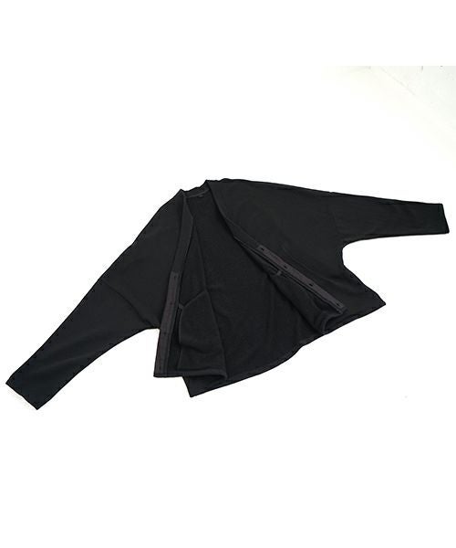 VU ヴウ sweat cardigan [BLACK] スエットカーディガン vu-s24-t06