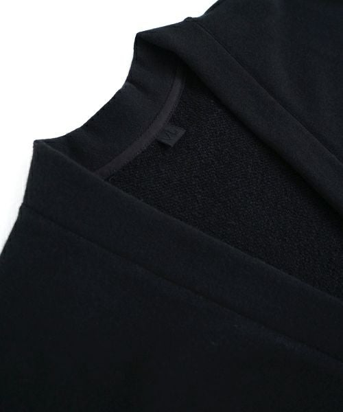VU ヴウ sweat cardigan [BLACK] スエットカーディガン vu-s24-t06