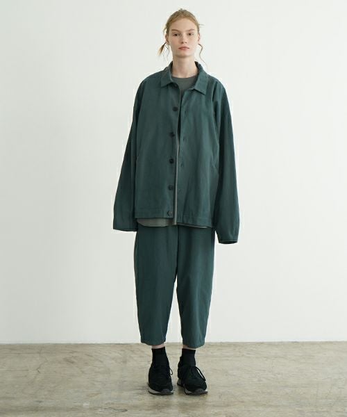 VU ヴウ dyed cropped pants [DEEP GRAY] 染クロップドパンツ vu-s24-pt01