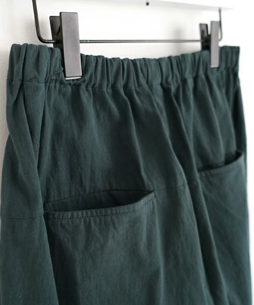 VU ヴウ dyed cropped pants [DEEP GRAY] 染クロップドパンツ vu-s24-pt01