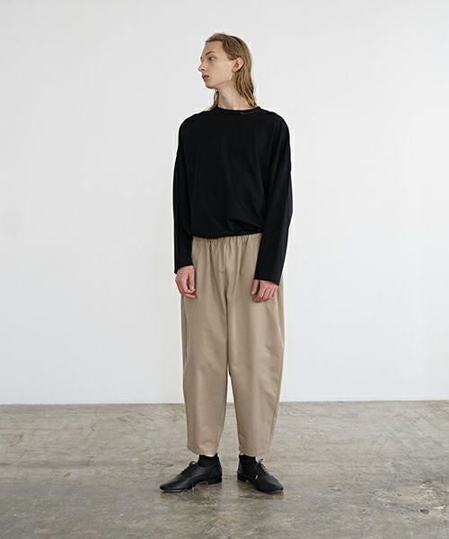 VU ヴウ cropped pants [CAMEL] クロップドパンツ vu-s24-pt01