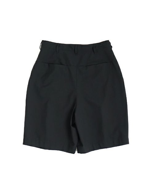 VU ヴウ wide short pants [BLACK] ワイドショートパンツ vu-s24-p02