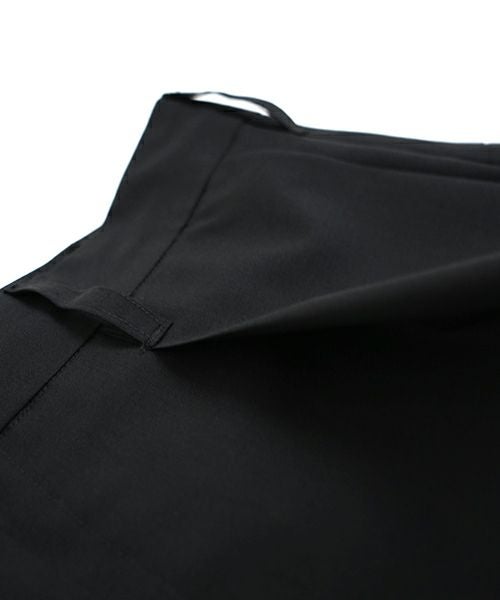 VU ヴウ wide short pants [BLACK] ワイドショートパンツ vu-s24-p02