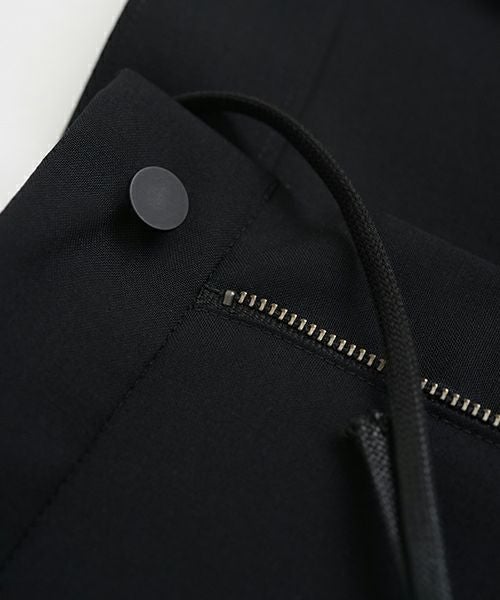 VU ヴウ wide short pants [BLACK] ワイドショートパンツ vu-s24-p02