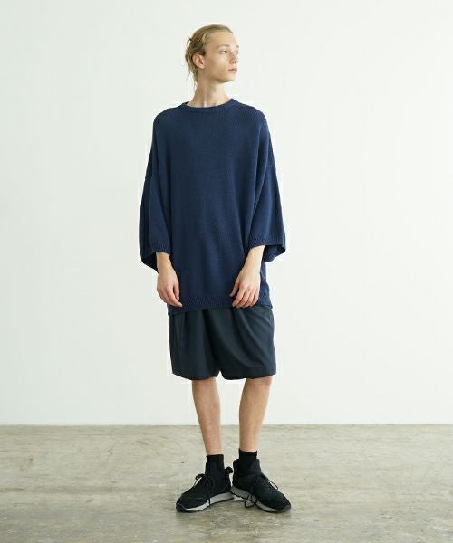 VU ヴウ wide short pants [DEEP BLUE]  ワイドショートパンツ vu-s24-p02