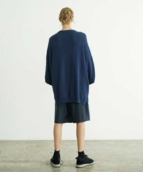 VU ヴウ wide short pants [DEEP BLUE]  ワイドショートパンツ vu-s24-p02