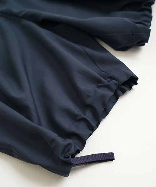 VU ヴウ wide short pants [DEEP BLUE]  ワイドショートパンツ vu-s24-p02