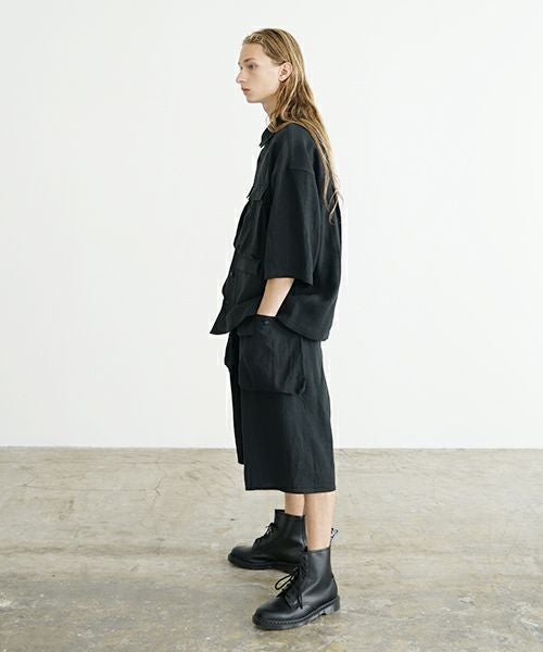 VU ヴウ flight short pants  [BLACK] フライトショートパンツ  vu-s24-p03