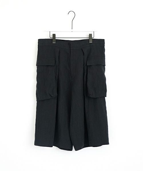 VU ヴウ flight short pants  [BLACK] フライトショートパンツ  vu-s24-p03