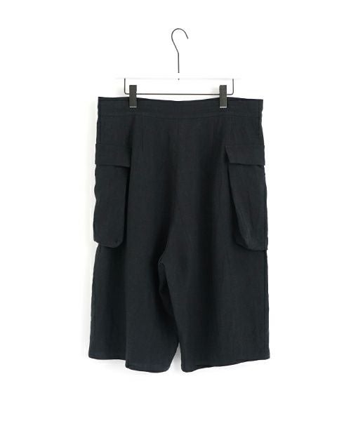 VU ヴウ flight short pants  [BLACK] フライトショートパンツ  vu-s24-p03