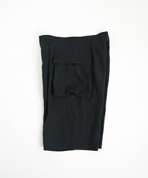 VU ヴウ flight short pants  [BLACK] フライトショートパンツ  vu-s24-p03