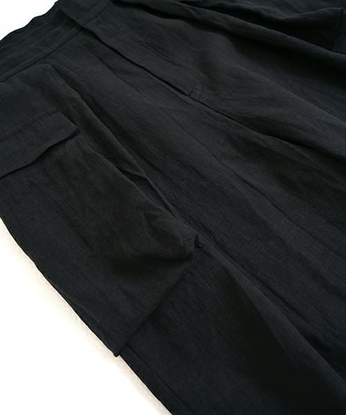 VU ヴウ flight short pants  [BLACK] フライトショートパンツ  vu-s24-p03