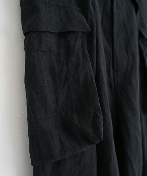 VU ヴウ flight short pants  [BLACK] フライトショートパンツ  vu-s24-p03
