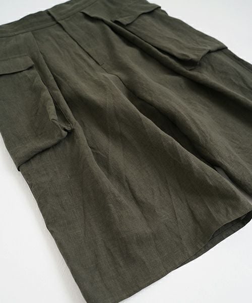 VU ヴウ flight short pants  [DARK KHAKI] フライトショートパンツ vu-s24-p03