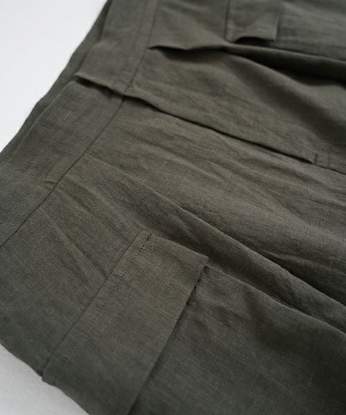 VU ヴウ flight short pants  [DARK KHAKI] フライトショートパンツ vu-s24-p03