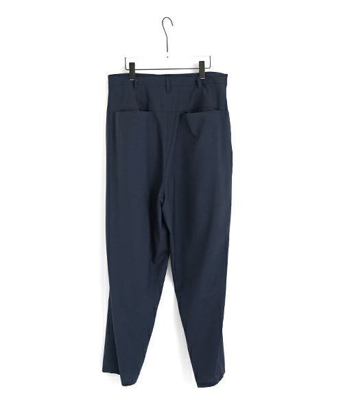 VU ヴウ tapered pants-washable wool DEEP BLUE] テーパードパンツ vu-s24-p04