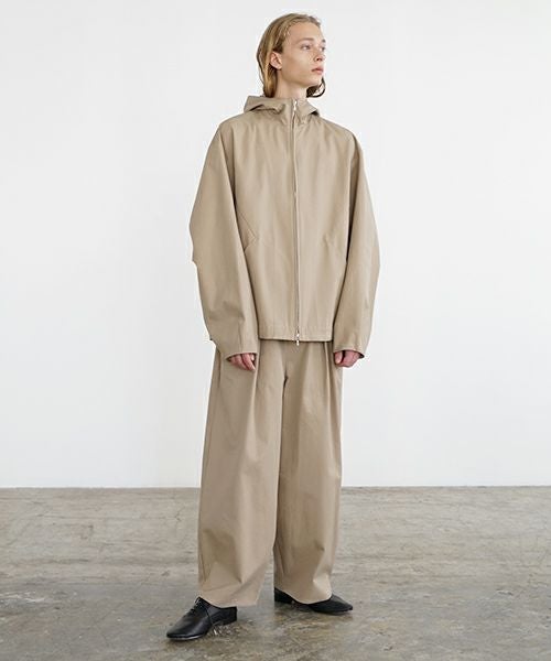 VUm ヴウエム knee wide pants finx cotton [CAMEL] vu-s24-p06