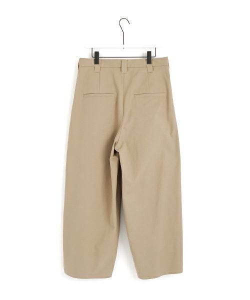 パンツ VU knee wide pants finx cotton [CAMEL] VUm ヴウエム knee wide pants finx cotton [CAMEL] vu-s24-p06