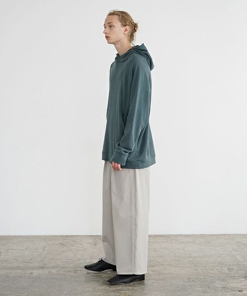 VU ヴウ knee wide pants-FINX COTTON [CHALK] ニーワイドパンツ vu-s24-p06