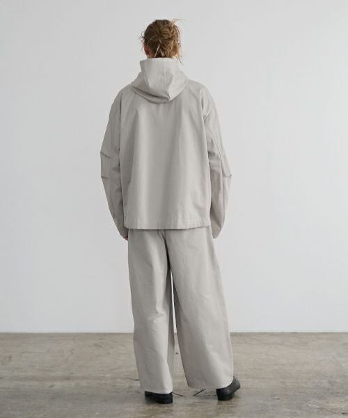 VU ヴウ knee wide pants-FINX COTTON [CHALK] ニーワイドパンツ vu-s24-p06