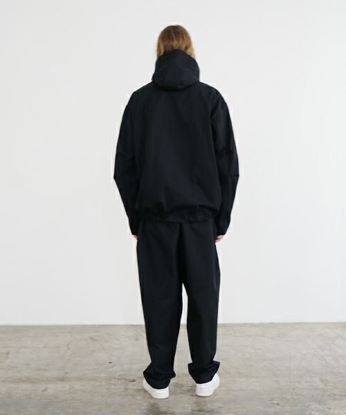 VU ヴウ hoodie bluson FINX COTTON[BLACK] パーカーブルゾン vu-s24-b02