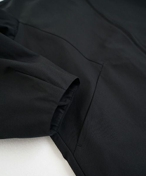 VU ヴウ hoodie bluson FINX COTTON[BLACK] パーカーブルゾン vu-s24-b02