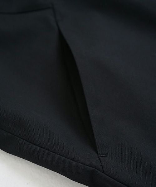 VU ヴウ hoodie bluson FINX COTTON[BLACK] パーカーブルゾン vu-s24-b02