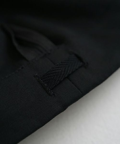 VU ヴウ hoodie bluson FINX COTTON[BLACK] パーカーブルゾン vu-s24-b02