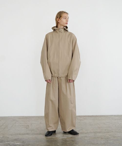 VU ヴウ hoodie bluson FINX COTTON[CAMEL] パーカーブルゾン vu-s24-b02