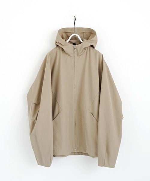 VU ヴウ hoodie bluson FINX COTTON[CAMEL] パーカーブルゾン vu-s24-b02