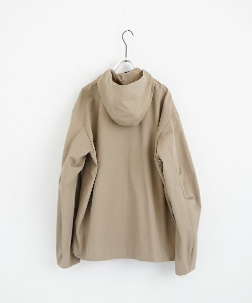 VU ヴウ hoodie bluson FINX COTTON[CAMEL] パーカーブルゾン vu-s24-b02