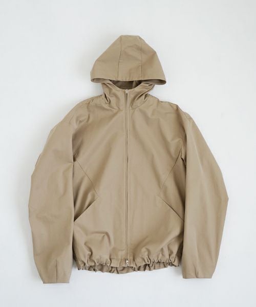VU ヴウ hoodie bluson FINX COTTON[CAMEL] パーカーブルゾン vu-s24-b02