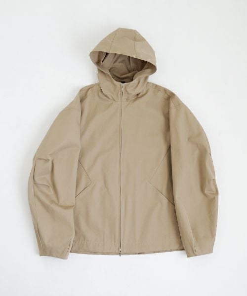 VU ヴウ hoodie bluson FINX COTTON[CAMEL] パーカーブルゾン vu-s24-b02