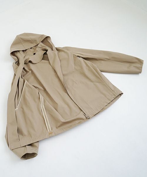 VU ヴウ hoodie bluson FINX COTTON[CAMEL] パーカーブルゾン vu-s24-b02