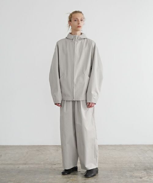 VU ヴウ hoodie bluson FINX COTTON[CHALK] パーカーブルゾンvu-s24-b02