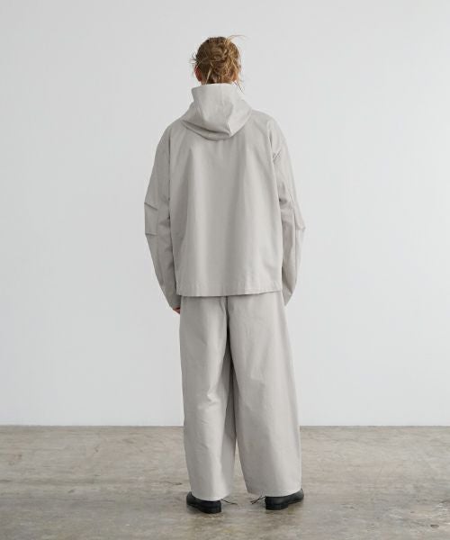 VU ヴウ hoodie bluson FINX COTTON[CHALK] パーカーブルゾンvu-s24-b02