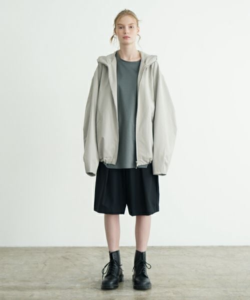VU ヴウ hoodie bluson FINX COTTON[CHALK] パーカーブルゾンvu-s24-b02