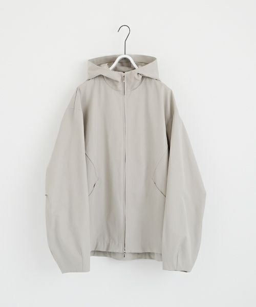 VU ヴウ hoodie bluson FINX COTTON[CHALK] パーカーブルゾンvu-s24-b02