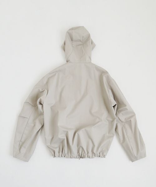 VU ヴウ hoodie bluson FINX COTTON[CHALK] パーカーブルゾンvu-s24-b02