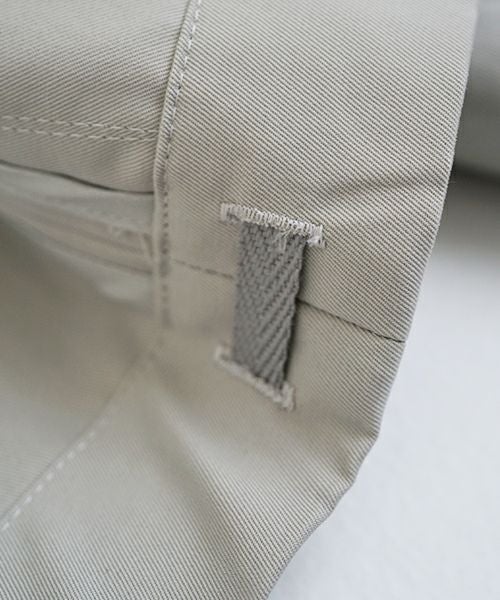 VU ヴウ hoodie bluson FINX COTTON[CHALK] パーカーブルゾンvu-s24-b02